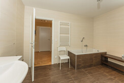 Badezimmer mit Wanne und Dusche Badezimmer mit Wanne und Dusche
