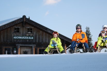 Nachtrodeln auf der Hochwurzen in Schladming-Dachstein | © Gregor Hartl