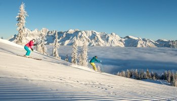 Skifahren auf der Hochwurzen | © Schladming-Dachstein / Georg Knaus