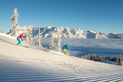 Skifahren auf der Hochwurzen | © Schladming-Dachstein / Georg Knaus