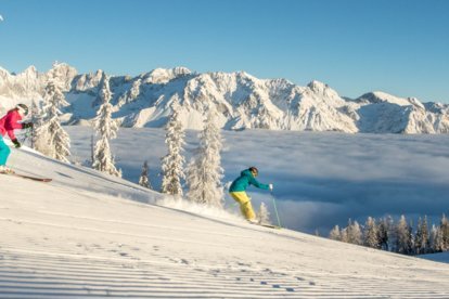 Skifahren auf der Hochwurzen | © Schladming-Dachstein / Georg Knaus