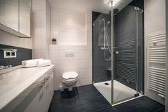 Bathroom with shower and toilet Bathroom with shower and toilet