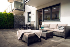 Spacious sun terrace with lounge Spacious sun terrace with lounge