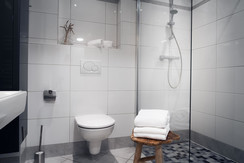 Bathroom with shower and toilet Bathroom with shower and toilet