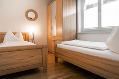 Bedroom with two single beds Bedroom with two single beds