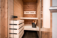 Private sauna in the living room Private sauna in the living room