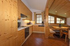 Kitchen with dining table Kitchen with dining table