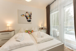 Bedroom 2 with double bed and balcony Bedroom 2 with double bed and balcony