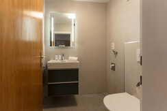 Separate toilet with vanity Separate toilet with vanity