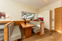 dinette and kitchen area dinette and kitchen area