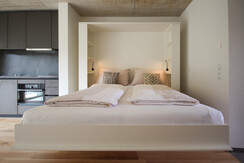 Cozy Ladenstein bed ready for the night  Cozy Ladenstein bed ready for the night