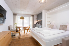 Cozy Ladenstein bed ready for the night  Cozy Ladenstein bed ready for the night