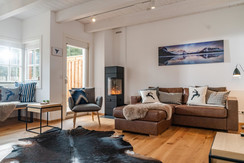 sitting at the fireplace and enjoying your vacation   sitting at the fireplace and enjoying your vacation