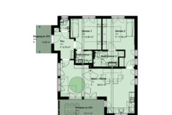 Ground floor  CHALET 1 / Bungalow Ground floor  CHALET 1 / Bungalow