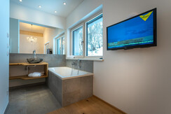 Loft - Bathroom with bath tub Loft - Bathroom with bath tub