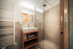 En-suit bathroom with rain shower  En-suit bathroom with rain shower