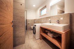 Main Bathroom with washing machine Main Bathroom with washing machine