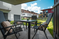 Terrace with plenty of space and terrace furniture Terrace with plenty of space and terrace furniture