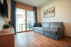 Living room with direct terrace access  Living room with direct terrace access