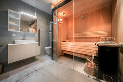 Bathroom with private sauna Bathroom with private sauna