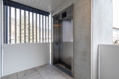 Lift from the underground car park to the apartment Lift from the underground car park to the apartment
