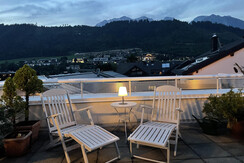 Terrace in the evening Terrace in the evening