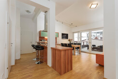 Penthouse kitchen with bar Penthouse kitchen with bar