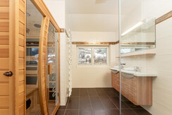 Penthouse bathroom with infrared cabin Penthouse bathroom with infrared cabin