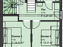 Upper floor CHALET 11B Upper floor CHALET 11B