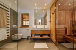 bathroom with sauna access  bathroom with sauna access