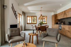 Living Area with Open Kitchen Living Area with Open Kitchen