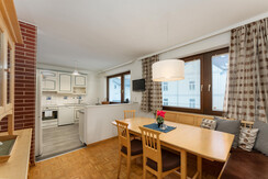 Kitchen with dining area Kitchen with dining area