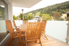 Top 4 - Terrasse mit Blick auf die Planai Top 4 - Terrasse mit Blick auf die Planai