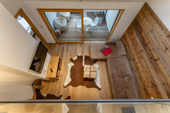Typ Penthouse Hochwurzen_Wohnbereich von oben Typ Penthouse Hochwurzen_Wohnbereich von oben