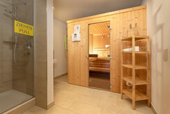 Sauna im Untergeschoss Sauna im Untergeschoss