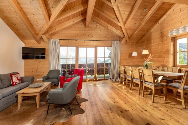 Open Living Area in the Lodges