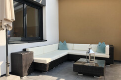 Loungemöbel and private terrace Loungemöbel and private terrace